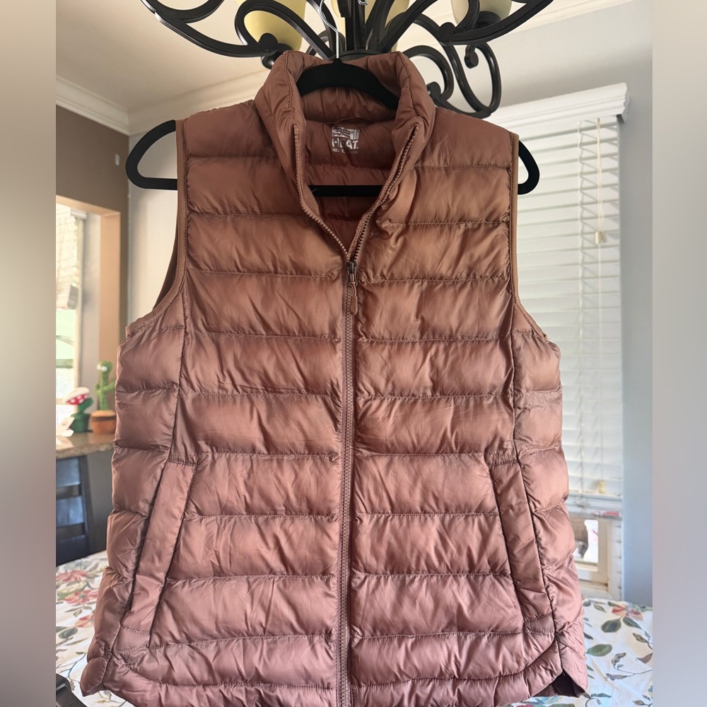 32 Degrees Women's Puffer Vest in Brown